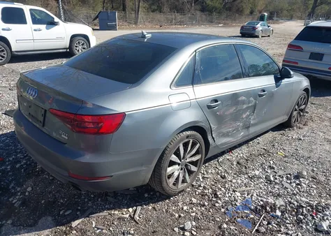 2017 Audi A4 2.0T Ultra Premium из США, поврежденный, VIN WAUGMAF46HA149440